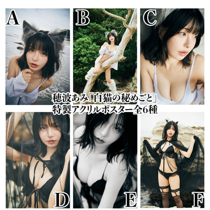 Ami Honami『The White Cat's Secret』Cyzo Picture Book with all Acryl poster