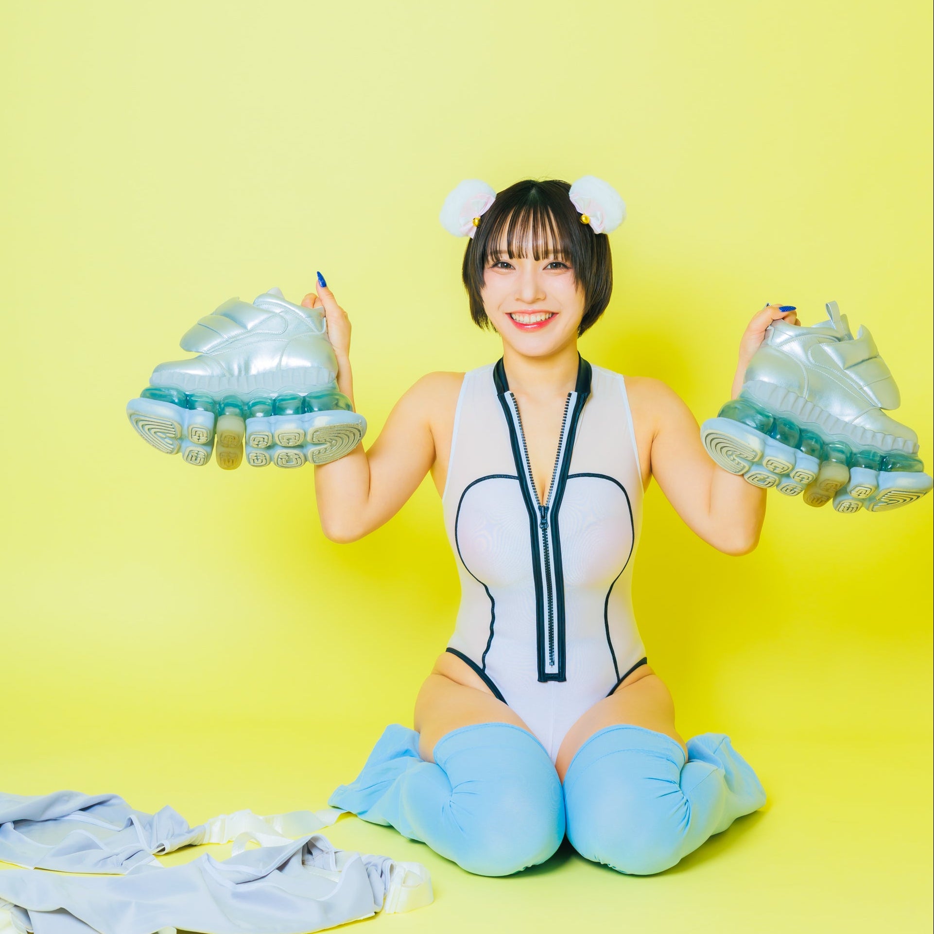 Mochimugi『Arctic Penguin Girl』Digital graphic