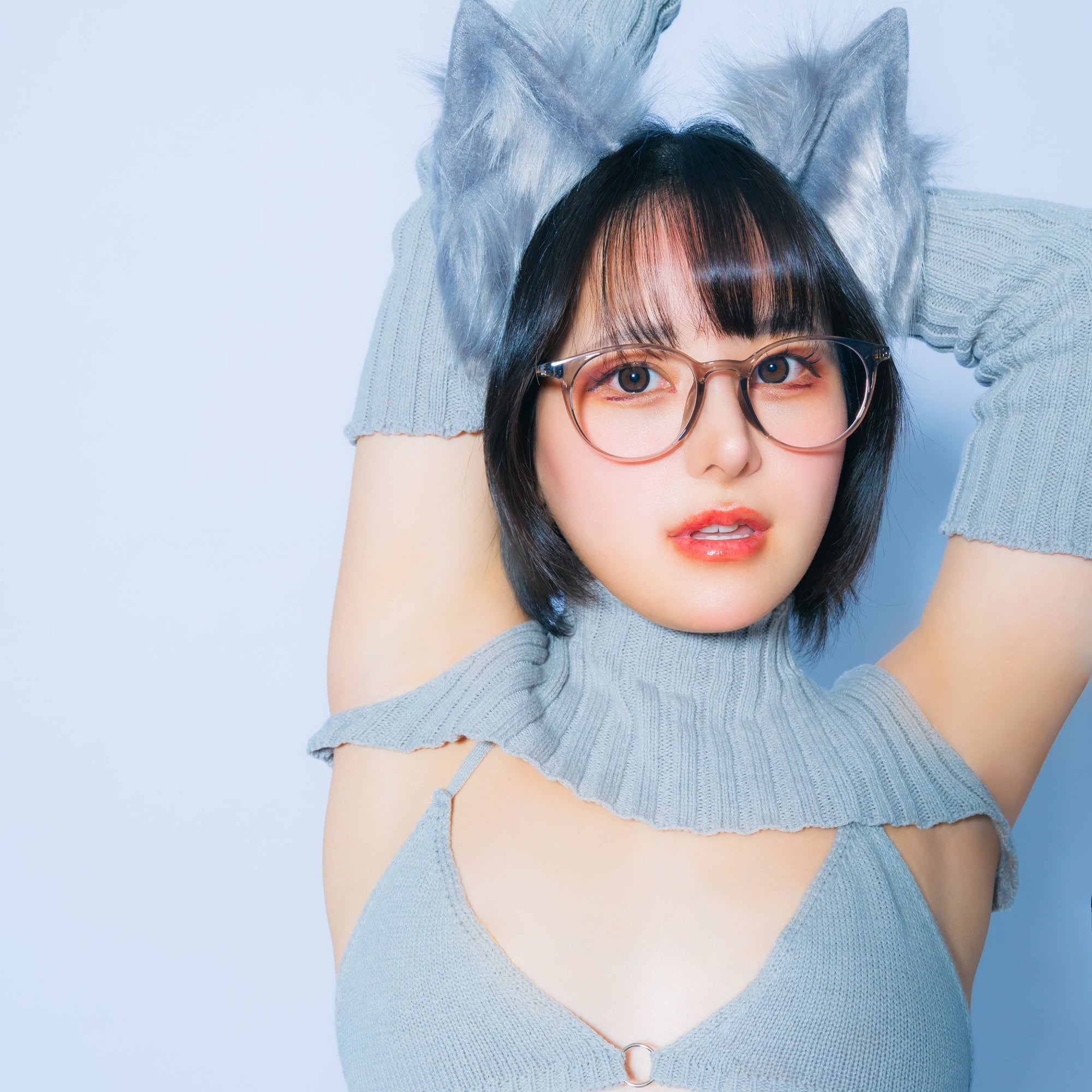 Amane Chika『Golden Frost Wolf』Digital graphic